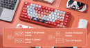 Redragon K673 PRO SE 81 Keys Wireless RGB 3-Mode Anime Mechanical Hot-Swap Socket Gaming Keyboard, Custom Hi-Fi Linear Switch