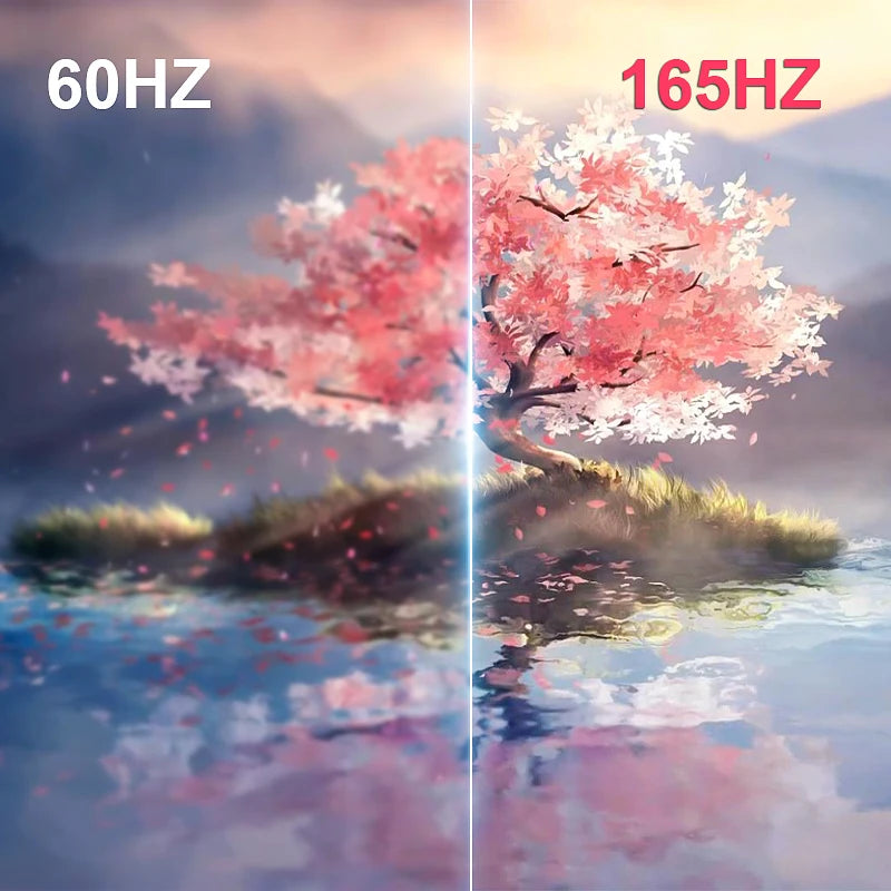 A 34-inch ultra-large curved gaming monitor with 4K HD picture quality, a 165Hz high refresh rate, and a 1500R curvature.