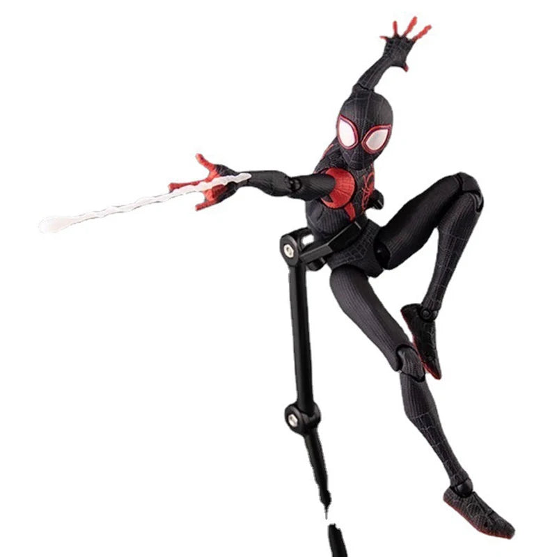 Sv Action Spiderman Miles Morales Action Figure Collection Sentinel Marvel Spider-Man Into the Spider Verse Figures Model Toys