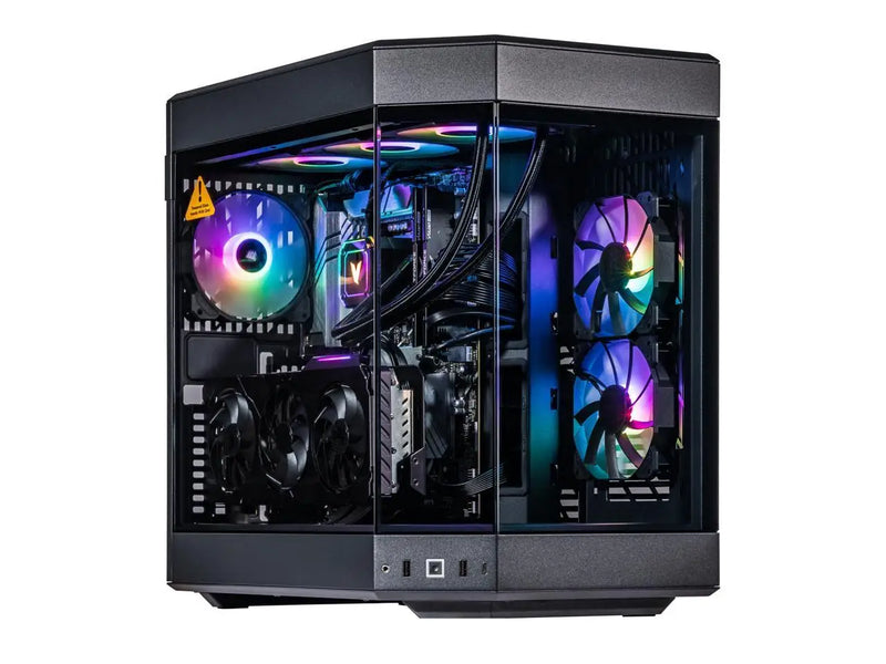 Velztorm Black Praetix Gaming Desktop Y60 (14th Gen Intel i9-14900K 2.40GHz, GeForce RTX 4090 24GB, 32GB DDR5, 2TB PCIe SSD