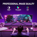 A 34-inch ultra-large curved gaming monitor with 4K HD picture quality, a 165Hz high refresh rate, and a 1500R curvature.