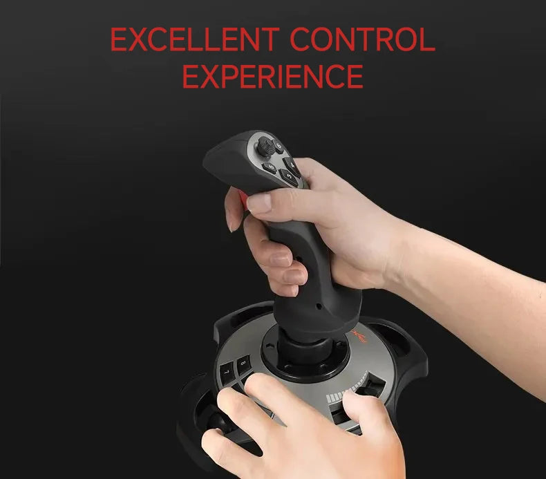 PXN-2113 Pro Joystick Flight Simulator Gamepad Controller PC Flight Simulation Cockpit Stick for PC/Desktop Game Accessories