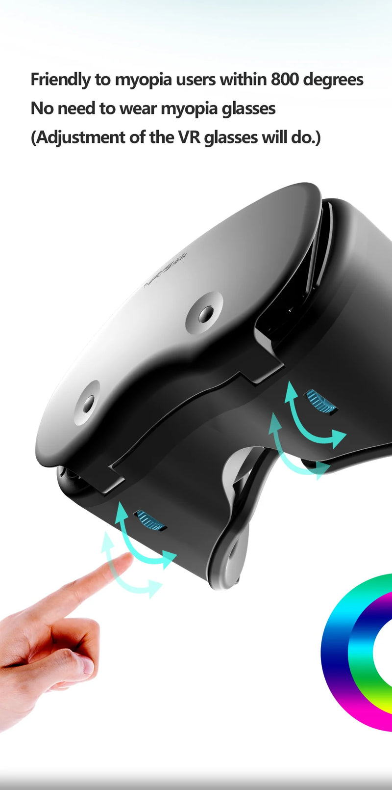 3D Virtual Reality VR Glasses For iPhone Android Smartphone Cell Mobile Phone Helmet Headset Wirth Real Lenses Goggles Devices