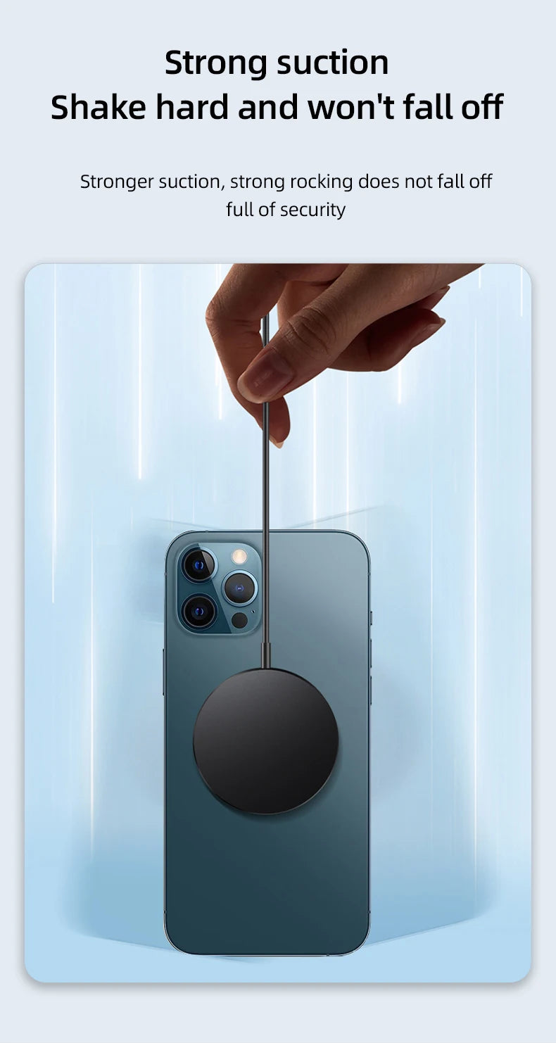 Magnetic Wireless Charger Induction 20W Fast Charging Station For iPhone 15 14 13 12 11 Pro Max X XS XR 8 Plus Phone Airpods Pro