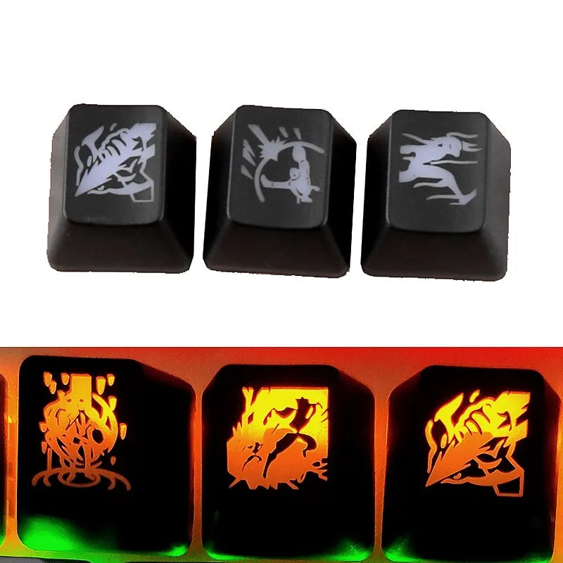 ABS Gaming keycaps DIY Key Button Cap For Mechanical keyboard R4 Height Cap keyboard keycap Accessories For LOL Summoner spell