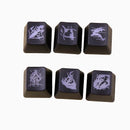 ABS Gaming keycaps DIY Key Button Cap For Mechanical keyboard R4 Height Cap keyboard keycap Accessories For LOL Summoner spell