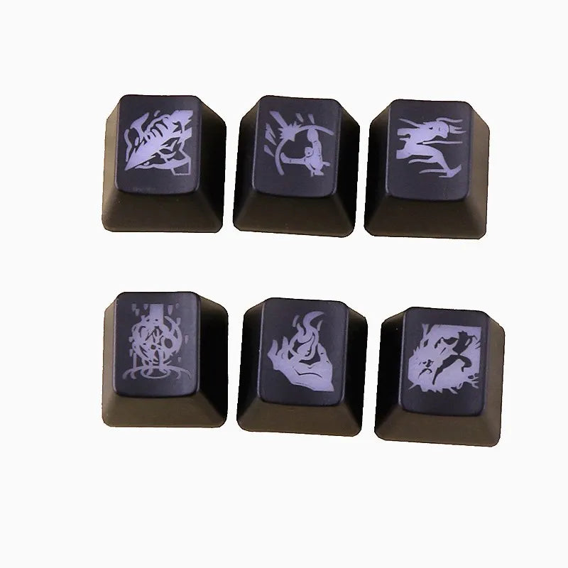 ABS Gaming keycaps DIY Key Button Cap For Mechanical keyboard R4 Height Cap keyboard keycap Accessories For LOL Summoner spell
