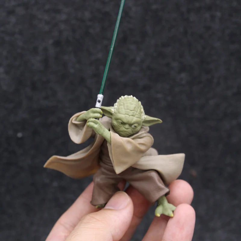Star Wars Mandalorian Master YODA with Sword Action Figure Toys