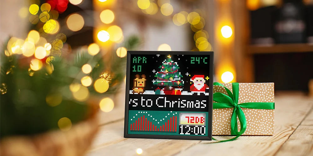 Divoom Pixoo 64 WiFi 64 X 64 LED Panel  for Gaming Room Decoration Pixel Art Display WiFi Cloud Digital Frame with APP Control,