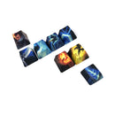 1 Set LOL Keycaps For MX Switch PBT 5 Sides Dye Subbed Keycap All Champions Can Be Customized OEM Cherry XDA Profile Key Cap