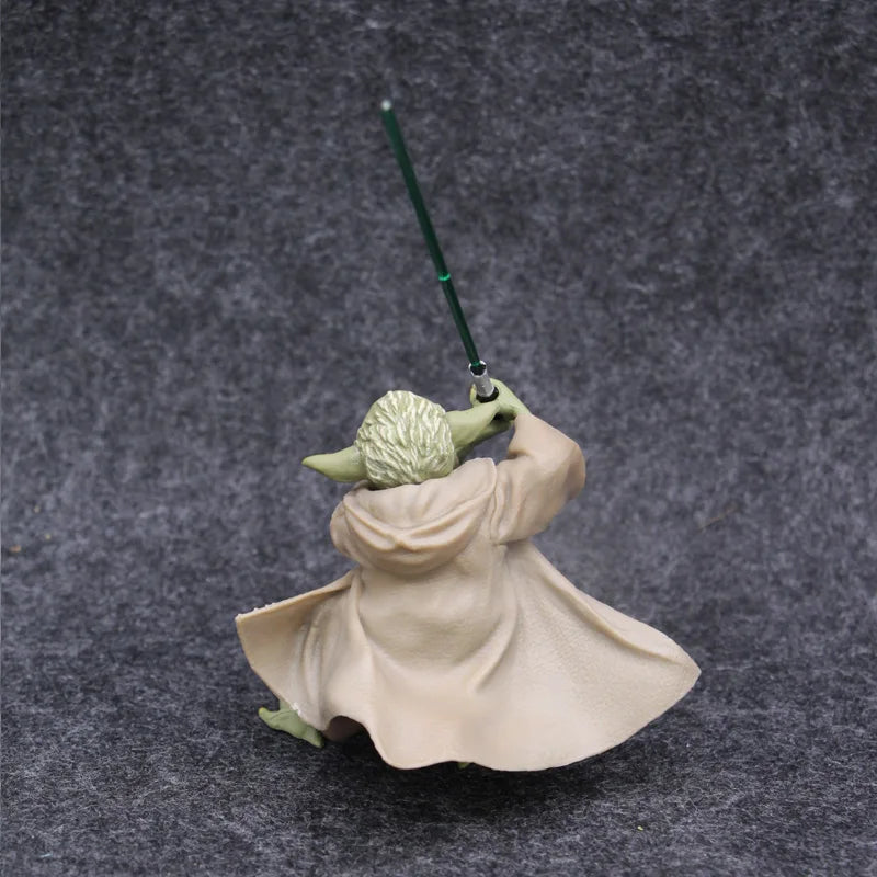 Star Wars Mandalorian Master YODA with Sword Action Figure Toys