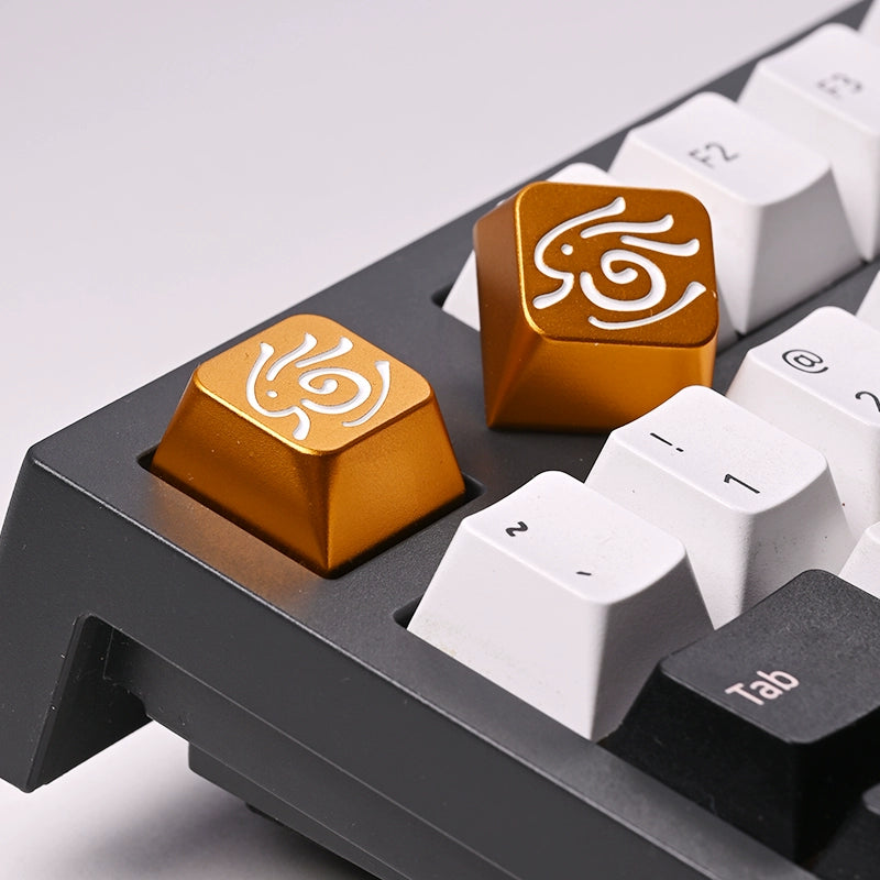 1pc Zinc Aluminium Alloy Key Cap Mechanical Keyboard keycap for CSGO OW Dota 2 PUBG WOW LOL R4 Height Stereoscopic relief