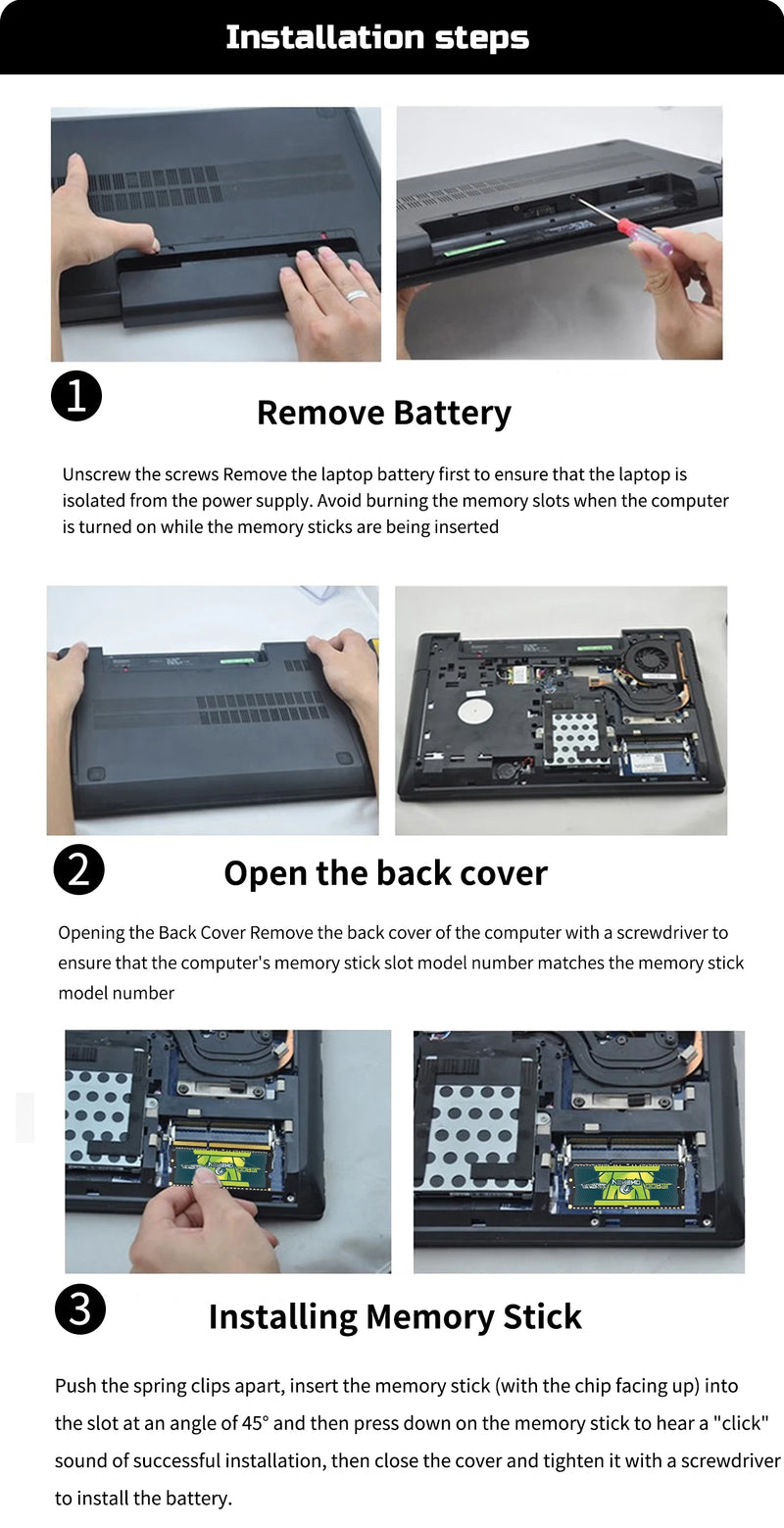 PUSKILL DDR3L Notebook Memoria RAM 8GB 4GB 1600MHZ 1333MHZ Laptop Memory
