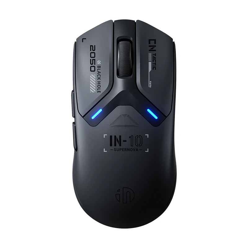 INPHIC IN10P Wireless Gaming Mouse: 26K DPI, 8K Polling, 100M Clicks, PAW3395, Triple Mode (BT/Wired/2.4G), Lightweight