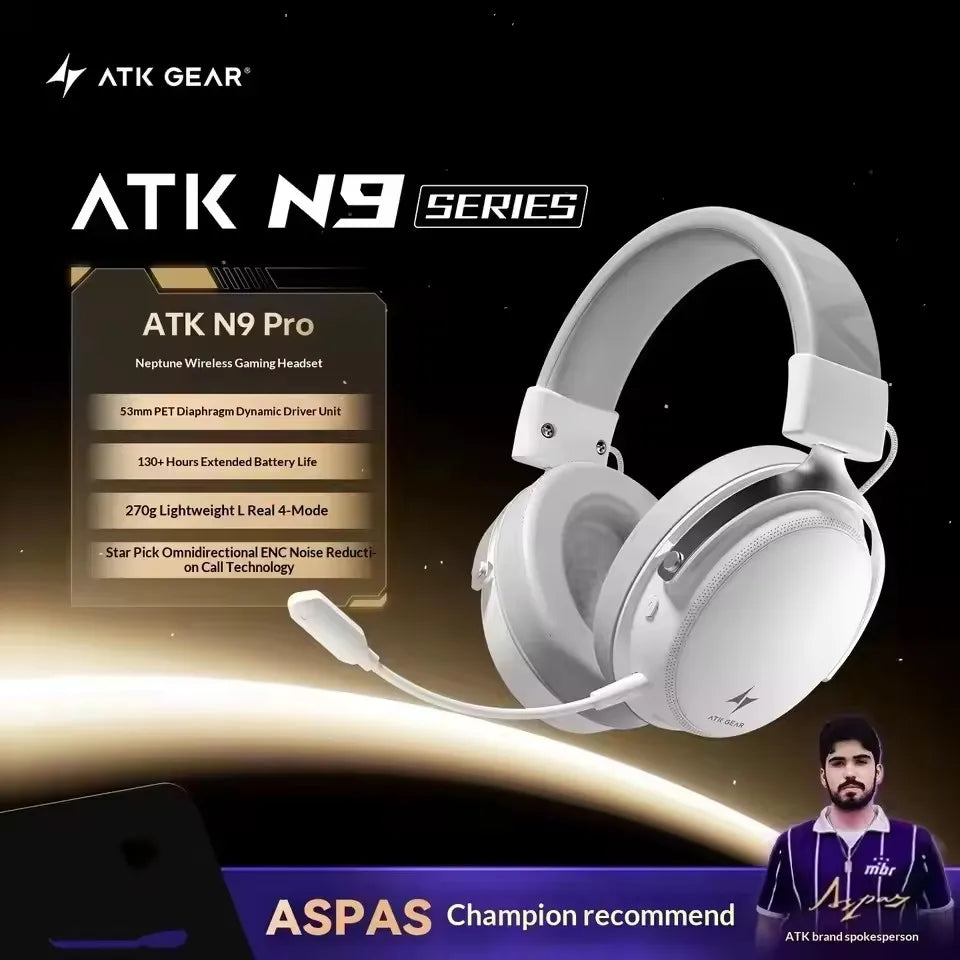 ATK Mercury M1 | Wireless Gaming Headset | 7.1 Surround, 13ms Latency & 60H Battery