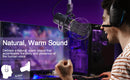 XLR/USB Dynamic Microphone Kit, PC Microphone for Streaming, Podcasting, Gaming, RGB, Mute and Noise Cancelling Function, Volume