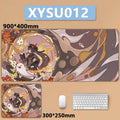 Anime Game Furina Neuvillette Mavuika Wanderer Raiden XXL Large Genshin Impact Mouse Pad Non-slip Keyboard Desk Mat Mousepad