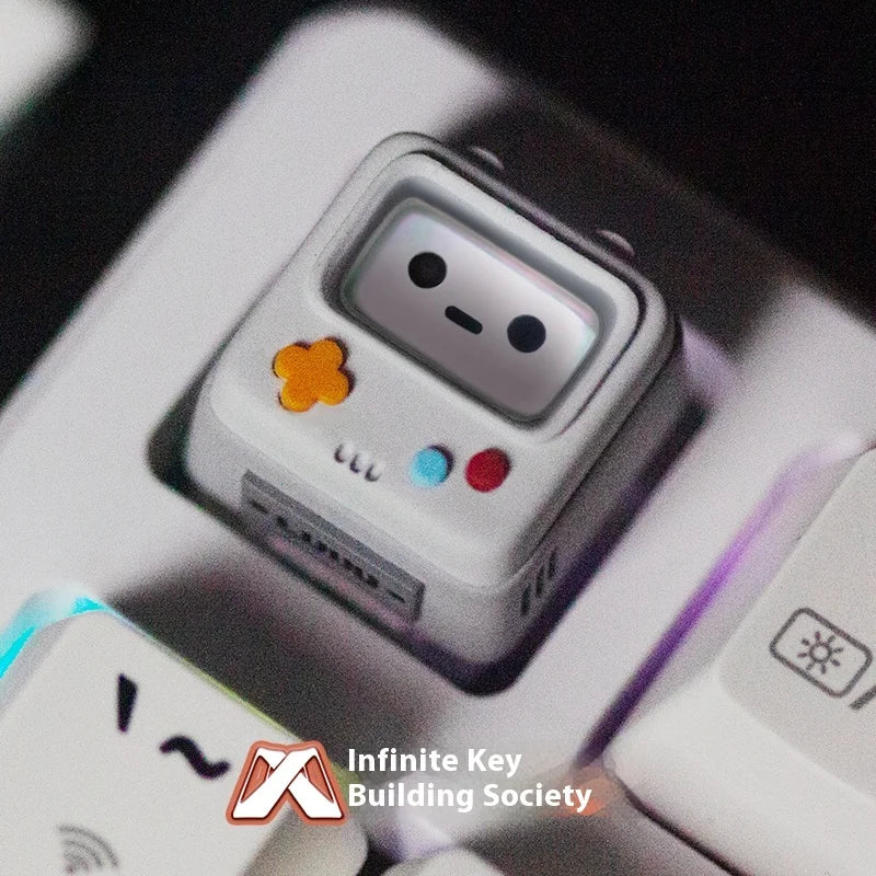 Retro Game Theme Keycaps Mechanical Keyboard 1pcs Resin Esc Keys  Layered Drip Glue Pc Gaming Keyboard Collect Gift Keycaps