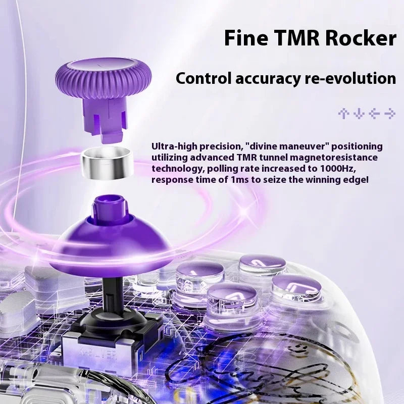 AOLION K20 Wireless Gaming Controllers TMR Joystick Replaceable Magnetic Shell Gamepads Custom For PC NS2 Steam Gamer Gfits