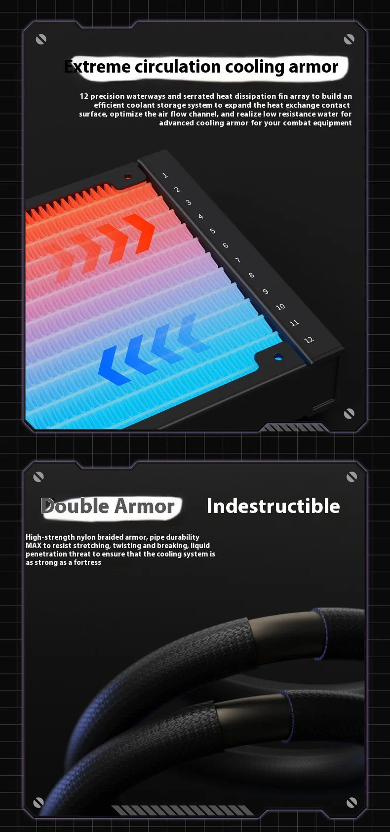 X-GAMERX S360  White/Black ARGB All-In-One LCD SCREEN AIO LIQUID COOLE Water Cooling Radiator 5V 3PIN ARGB Fan CPU Liquid Cooler