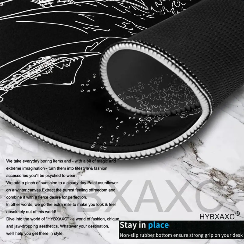 The Great Wave Art Design Small Mousepad Office Speed DeskMat 40x45cm PC Computer Game Keyboard Pad XS Rubber Anti-slip Mice Mat