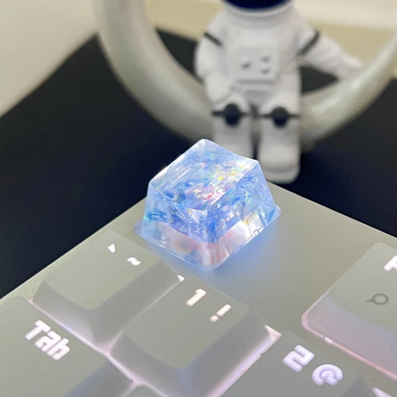 1Pcs High Quality Hot Sale Colorful Translucent Key Caps Cross Shaft Mechanical Keyboard Keycap