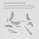 Ergonomic Mouse Pad Wrist Pad Silicon Gel Non-slip Streamline Wrist Rest Support Mat Computer Mousepad for Office Gaming PC