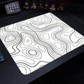 Fluid Mouse Pad Large Square Computer Office Game Table Mats Rubber Anti-slip Mousepads Small Decor Desk Pads Multiple Sizes
