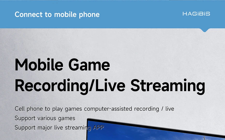 Hagibis 4K HDMI-Compatible Video Capture Card Loop Out for Game Recording Live Streaming 1080P Grabber MS2131 for PS4/5 Switch