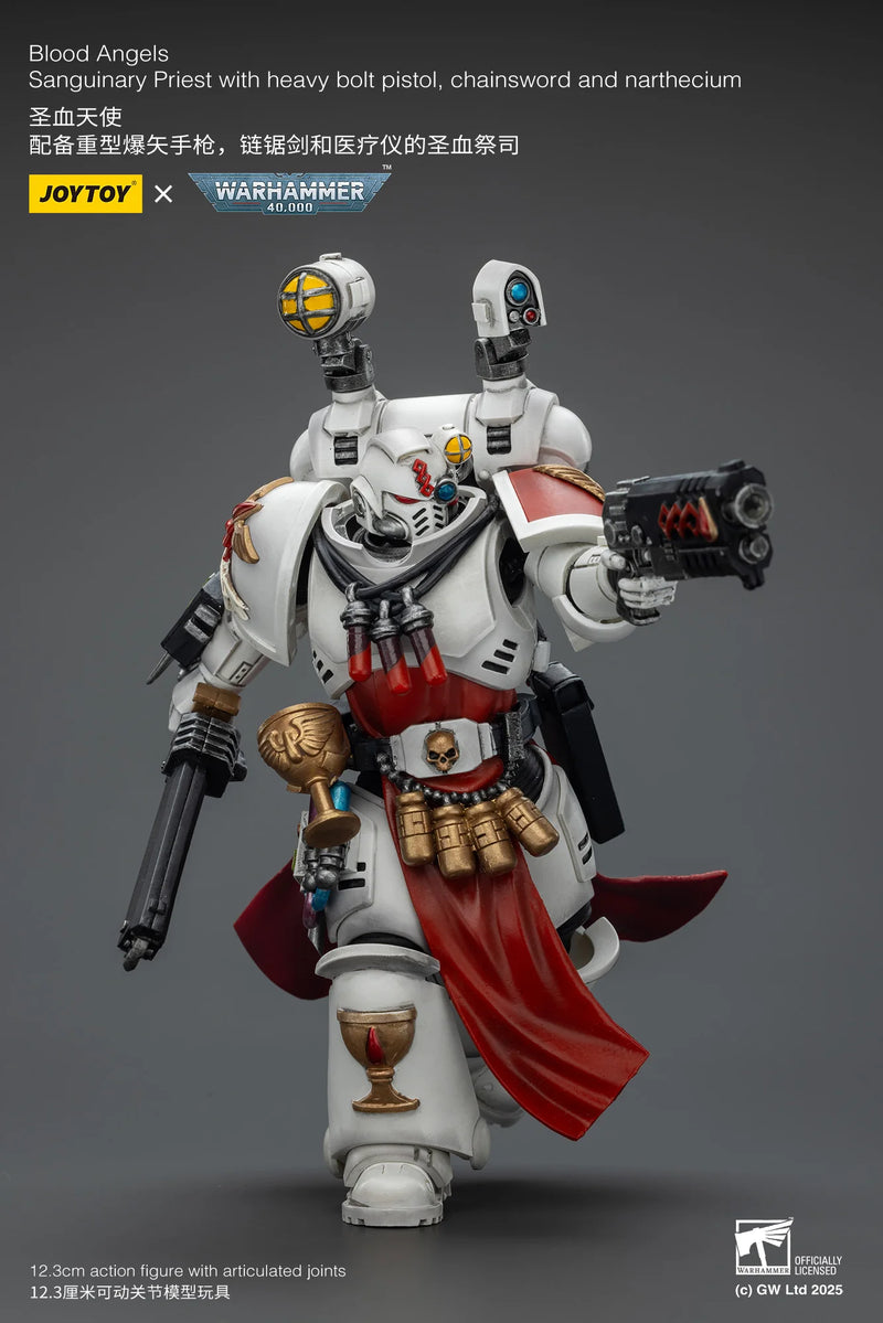 [Pre-Order]1/18 JOYTOY Action Figure 40K Blood Angels Captain and Sanguinary Priest Anime Collection Model Toy