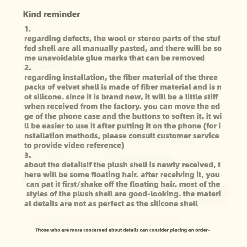 Cartoon Cute Animation Sanrio Kuromi Plush Phone Soft Case for IPhone 12 13 14 15 16 Pro Max Case Plush Winter Kawaii Gift