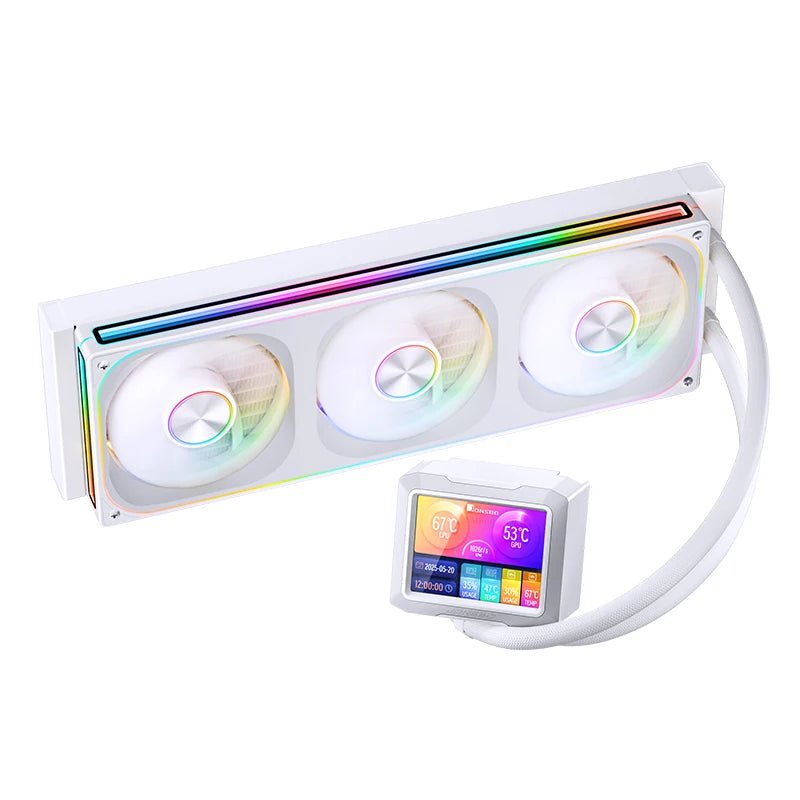 Jonsbo TF3-360SCW Water Cooled Radiator Screen Display ARGB Integrated 360 AIO CPU Liquid Cooling TF3-360SC LGA115X 1700 AM4AM5