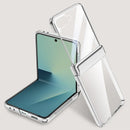 With Tempered Glass Protective Phone Case For Samsung Galaxy Z Flip7 flip 7 Spring Hinge All-inclusive Camera protect Cover