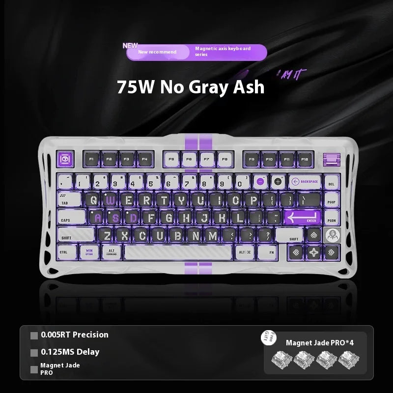 Gravastar 75k1pro Mechanical Keyboard Wireless Gaming Esports Professionali Keyboard Aluminum Customization Computer Peripherals