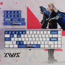 Valorant iso/clove Keyboard Keycaps Cherry Profile Keycap PBT Custom Gaming Key Caps for Mechanical Keyboards Accessories Gifts