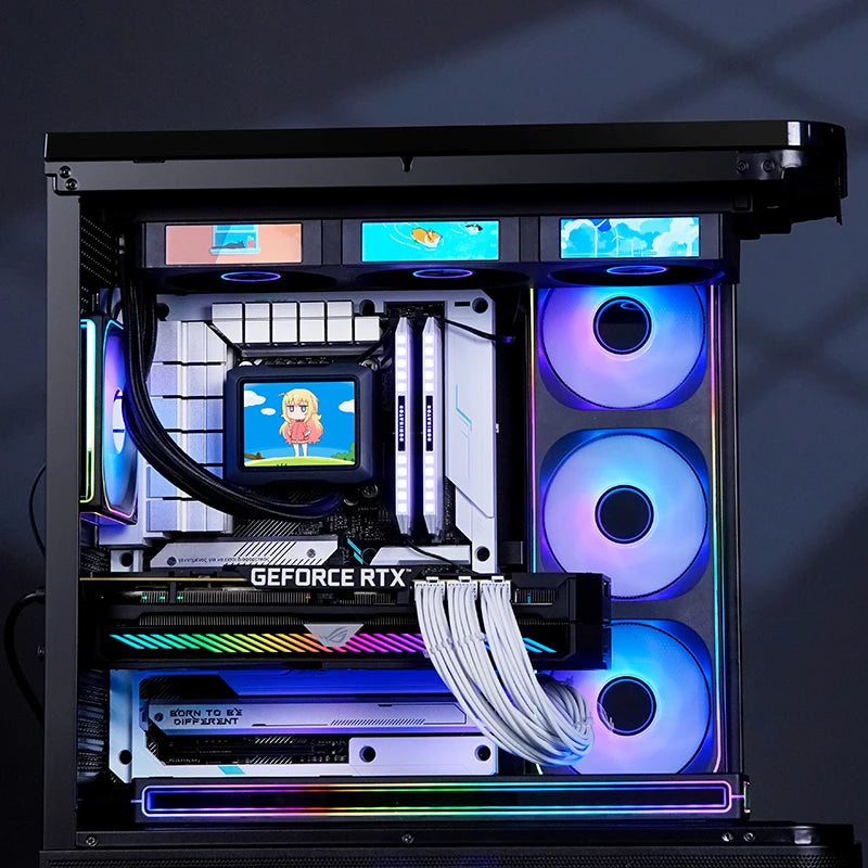 Jonsbo TF3-360SCW Water Cooled Radiator Screen Display ARGB Integrated 360 AIO CPU Liquid Cooling TF3-360SC LGA115X 1700 AM4AM5