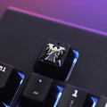 1pc Zinc Aluminium Alloy Key Cap Mechanical Keyboard keycap for CSGO OW Dota 2 PUBG WOW LOL R4 Height Stereoscopic relief