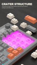 Dual Bluetooth Mechanical Keyboard Dual Modes BT5.0 2.4G Wireless Keyboard RGB Backlight Gaming Keyboard For  PC Laptop Tablet