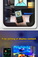 64X64 Smart LED Pixel Display RGB DIY Programmable Pixel APP Control Art Display Creative Animations For Gaming Room Decor