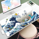 Art Wave Anime Mouse Pad Kawaii S-Squirtles Large Laptop Table Mat 800x300 Cartoon Mousepad Anti Slip Keyboard Gaming Pad Carpet