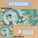 Anime Game Furina Neuvillette Mavuika Wanderer Raiden XXL Large Genshin Impact Mouse Pad Non-slip Keyboard Desk Mat Mousepad