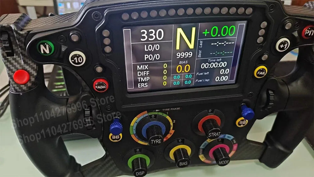 PC FORMULA Game Steering Wheel Racing Game Simulator with 4.3-inch Touchable High-Definition Screen For Fanatec SIMAGIC MOZA