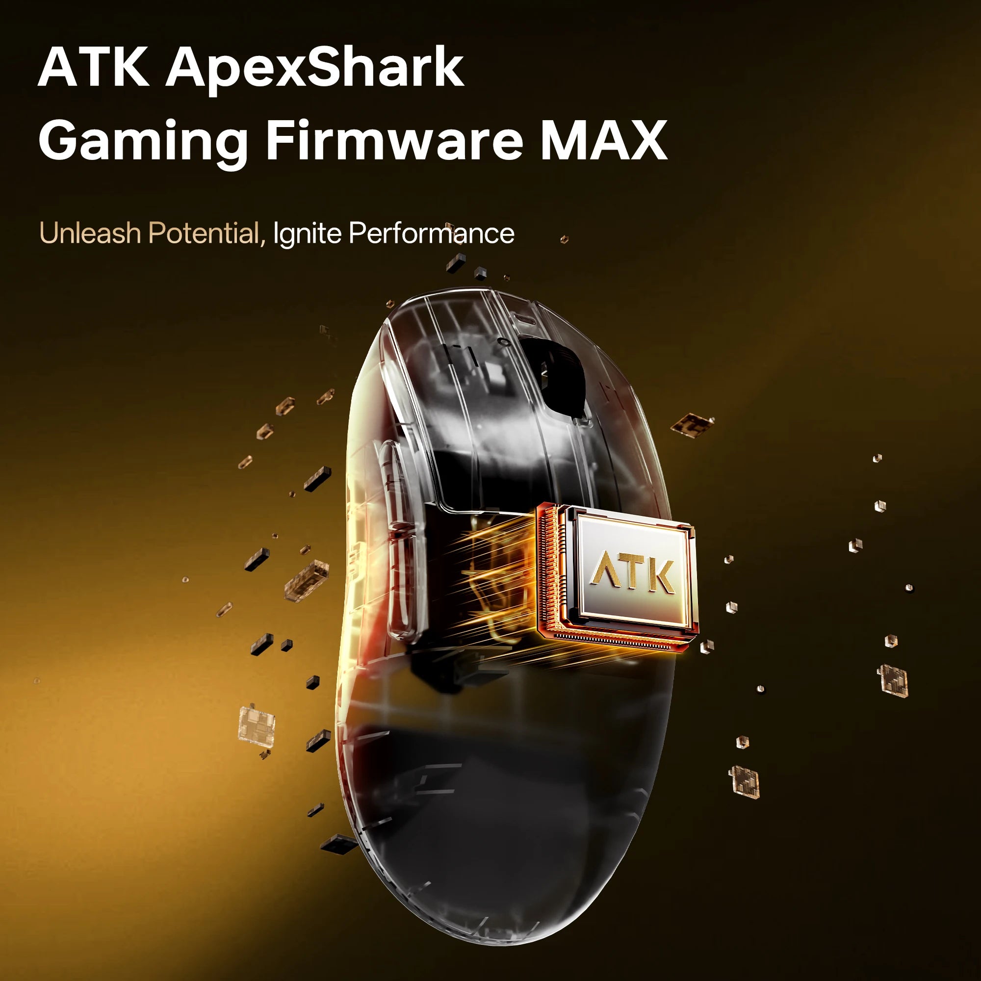 ATK A9 Air Ultimate Wireless Gaming Mouse Tri-Model Dual 8KHz PAW3950UItra 800mAh 42000DPI 750IPS Lightweight Ergonomic E-sports