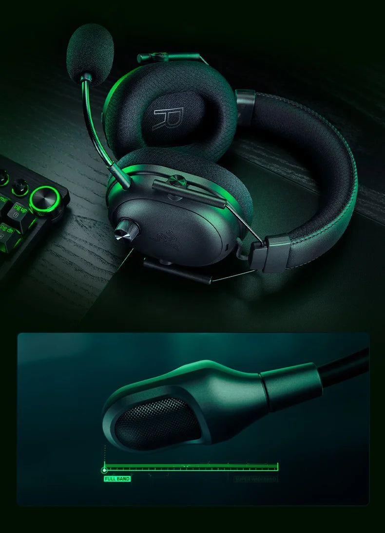 Razer Blackshark V3 PRO Headphones Wireless Tri-mode Professional Esports Gaming Earphones with Mic Noise Reduction Headsets