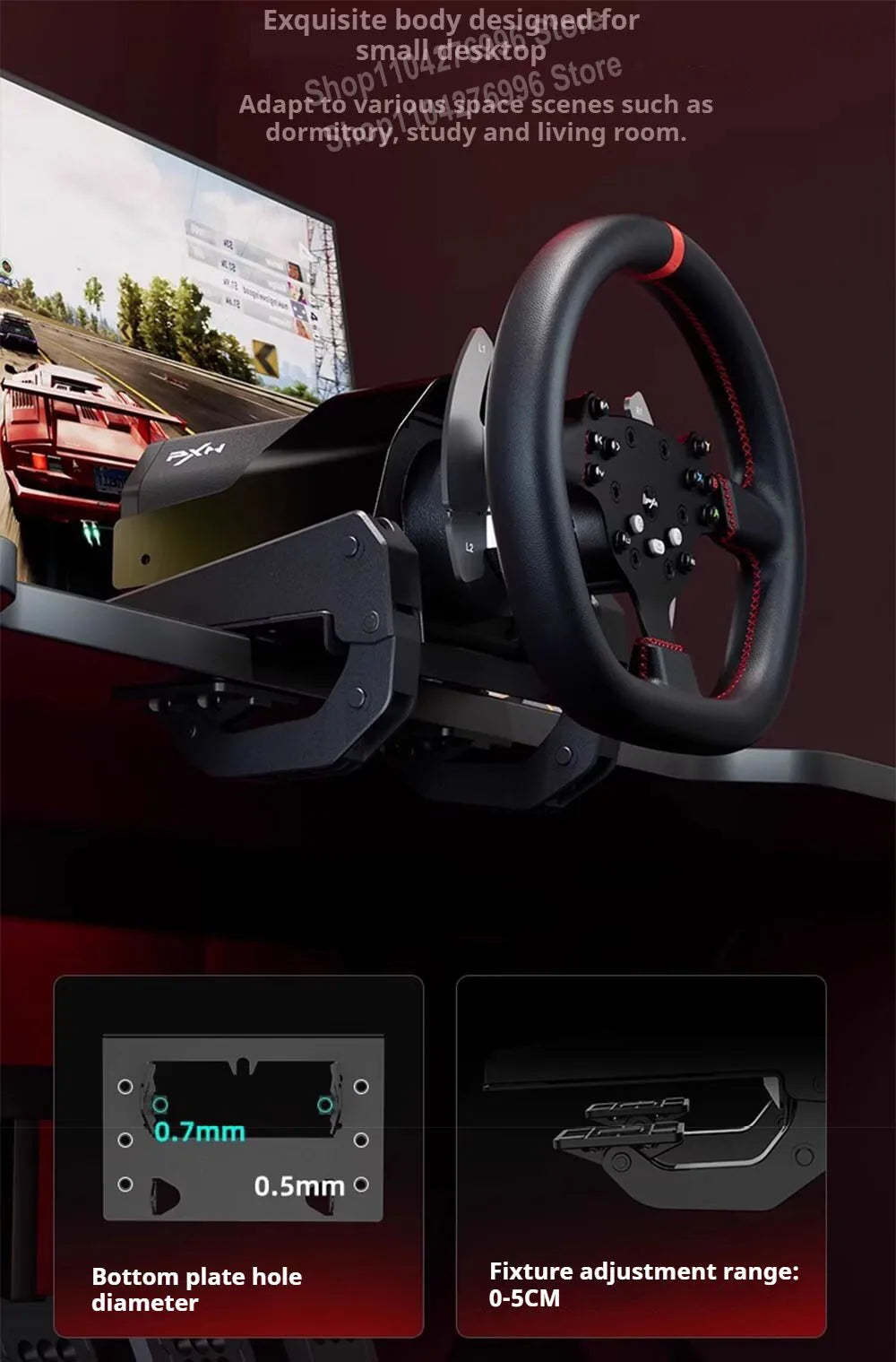 PXN V10 PRO Direct Drive Racing Simulator Game Steering Wheel Euro Truck 2 For PC/Xbox/PS