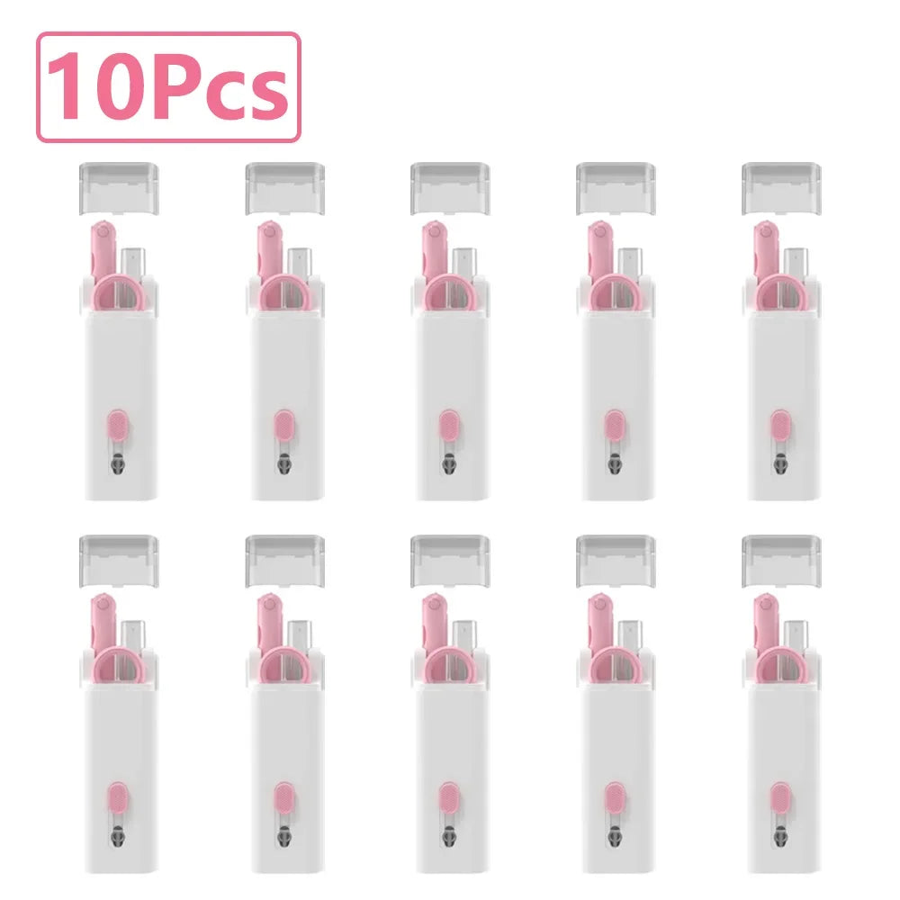 7-in-1 Keyboard Cleaning Kits Airpods Cleaner Headset Cleaner Pen Laptop Screen Cleaning Bluetooth Earphones Cleaning Kit