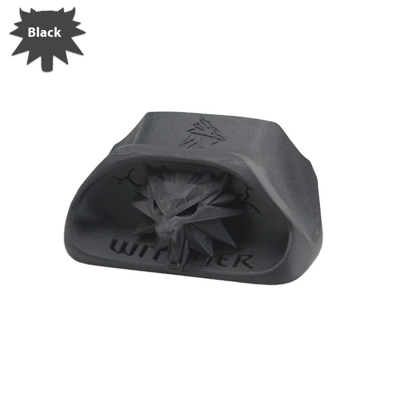 Wizard Wolf Head Badge Game Controller Base Bracket For Xbox Gamepad Gaming Peripherals Computer Accessories Desktop Storage