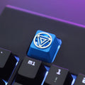 1pc Zinc Aluminium Alloy Key Cap Mechanical Keyboard keycap for CSGO OW Dota 2 PUBG WOW LOL R4 Height Stereoscopic relief