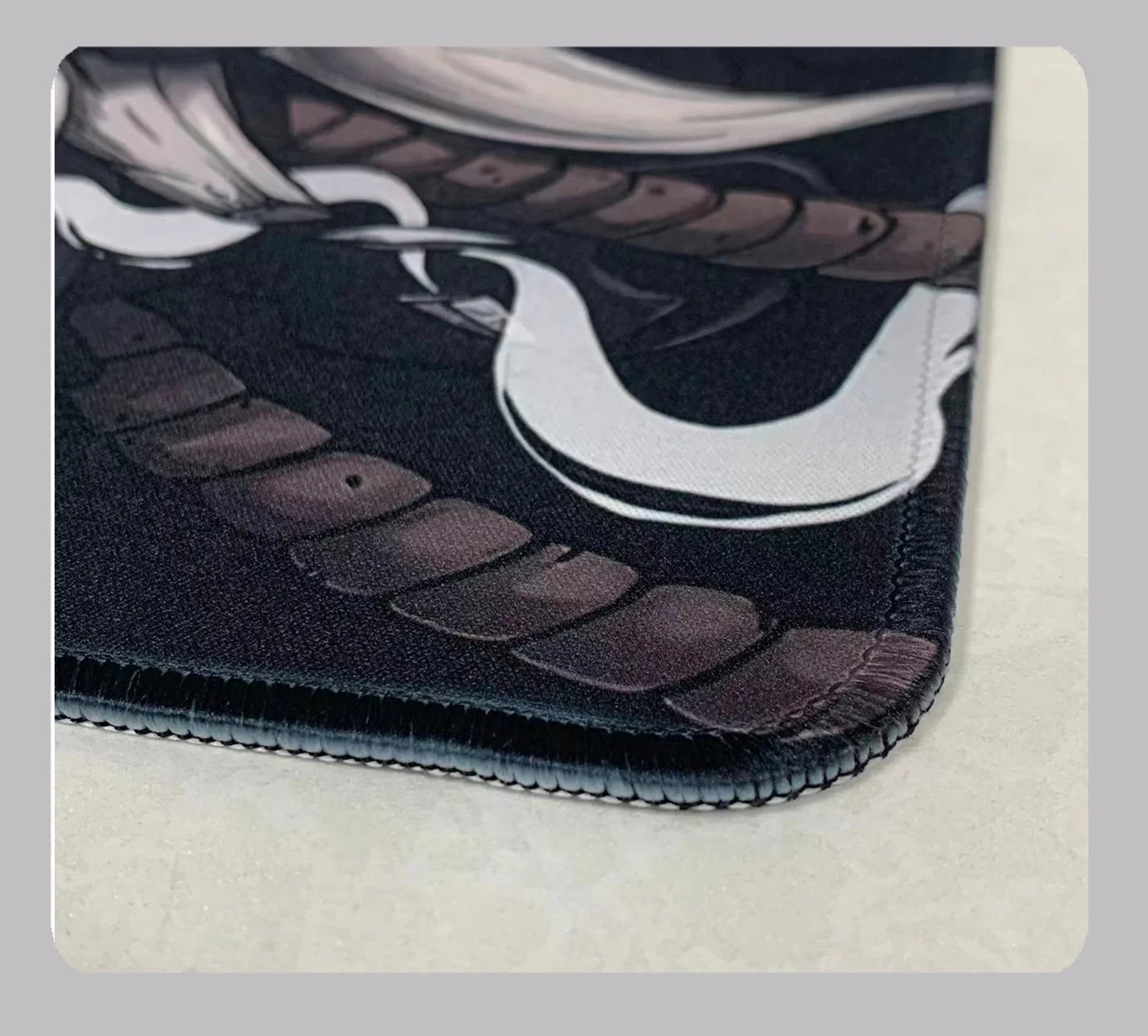 Japanese Anime Black Oni Mouse Pad Gamer Desk Mat 900x400 Non-Slip Rubber Large Playmat for Office Gaming Accessories for Gamer