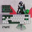 Valorant iso/clove Keyboard Keycaps Cherry Profile Keycap PBT Custom Gaming Key Caps for Mechanical Keyboards Accessories Gifts